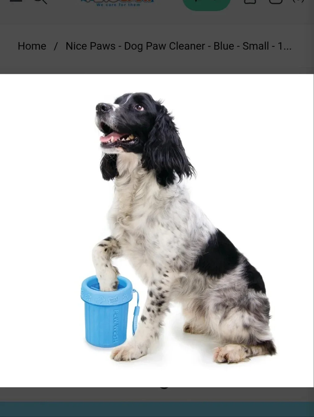 Nice Paws Paw Washer And Bath Brush